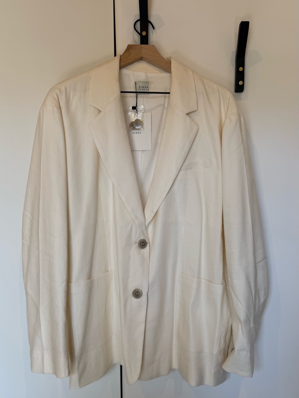 NWT Dissh Sloan White Blazer - White US10